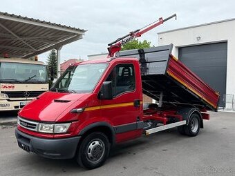 IVECO DAILY TROJSTRANNÝ SKLÁPAČ + HYDRAULICKÁ RUKA do 3,5t