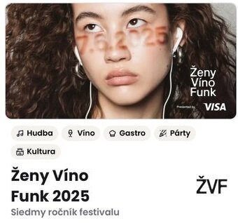 Ženy, víno, funk - 2025 ŽVF