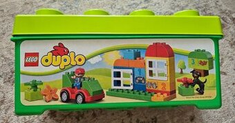 Leho Duplo box plny zabavy 10572 pes auto chlapcek