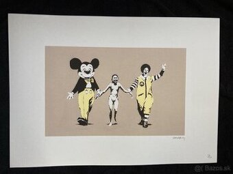 BANKSY - Napalm s certifikátom - “17/150"