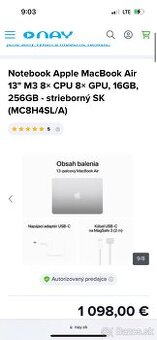 13.6 palcový MacBook Air