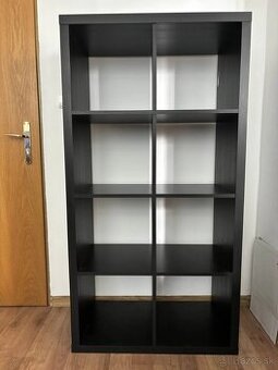 Predám IKEA KALLAX poličku 77x147cm – čierno hnedá