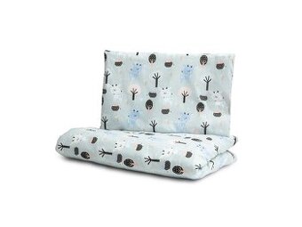 Obliečky do postieľky Jelene 100 x 135 cm Ružová/Modrá