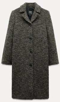 ZARA dámsky nový kabát s prímesov vlny - Manteco - 1