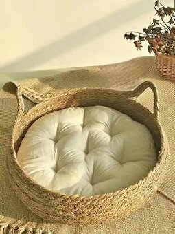 Pelech hniezdo - prírodná hnedá, veľkosť L- do 10 kg