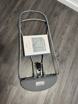 Lehatko Babybjörn s novym potahom petal quilt light grey