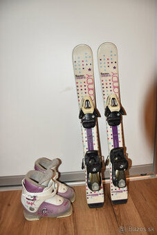 lyže 70 cm + lyžiarky