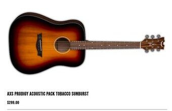 Predám akustickú gitaru Dean axs tobacco sunburst