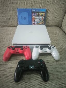 PLAYSTATION 4 + OVLÁDAČ + HRY