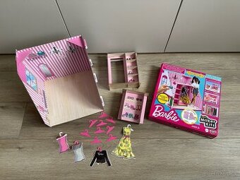 Barbie kartonovy butique