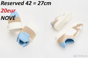 Tenisky Reserved, Tenisky HM, Tenisky Cropp