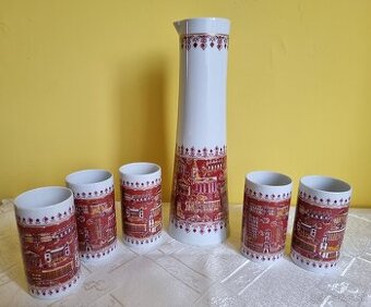 Stará porcelánová súprava  - spolu  za 8 eur