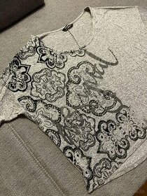 Tričko / sveter Desigual originál XL sivé šedé 40/42 - 1