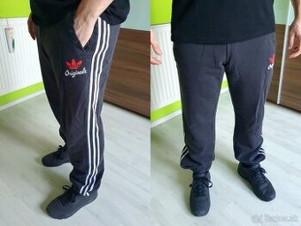 Tepláky pánske, zn. Adidas Originals - tmavošedé