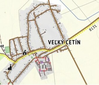 NA PREDAJ stavebný pozemok, Veľký Cetín