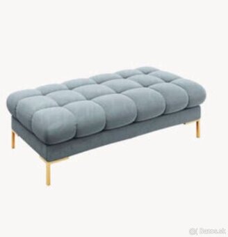 Predám úplne novú lavicu/taburetku Bali Light Blue