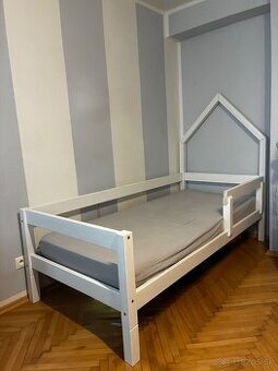 Postel detska - masiv, biela farba (Benlemi)