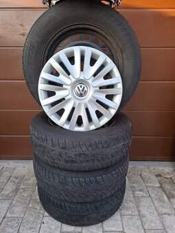 zimná sada VW Group 5x112R15 + original puklice VW
