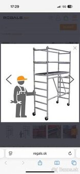Prenájom hliníkové lešenie mobilné