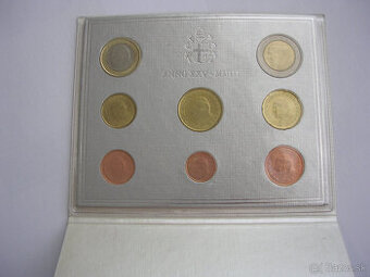 Druhá sada euromincí VATIKAN 2003 pápež Ján Pavol II.