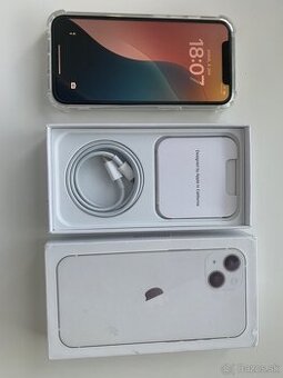 iPhone 13 128 GB – TOP stav, batéria 100 %, darčeky
