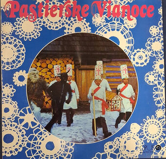 Retro gramofónová LP platňa Pastierske Vianoce