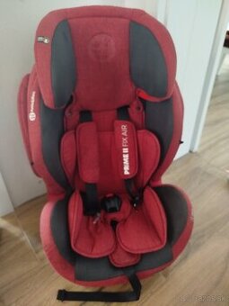 Autosedačka Petite&Mars PRIME II fix air červená