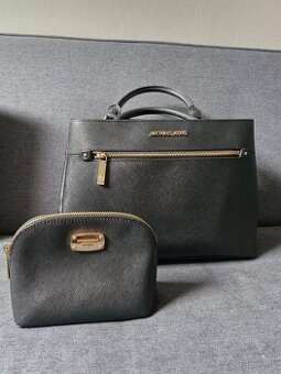 NOVA Michael Kors kozmeticka taska a cierno zlata kabelka