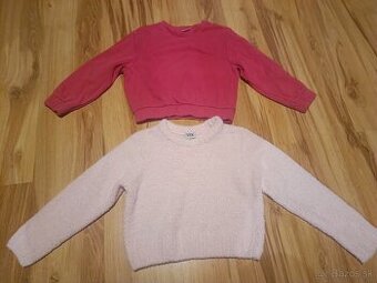 2x mikina/sveter 128