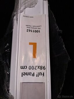 Predám PVC vchodove dvere biele