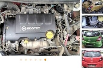 MOTOR A12XER OPEL CORSA D 1.2 DVERE, PREVODOVKA a iné p