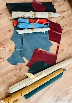 Predám a darujem kože na rôznu výrobu + kovové komponenty - 1