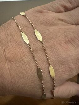 Damska zlata retiazka náhrdelník 14kt zlato - 1