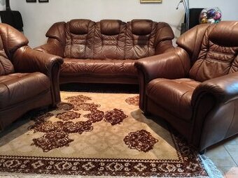 Kožená sedacia súprava