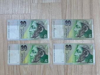 Slovenské bankovky / koruny 20 SK