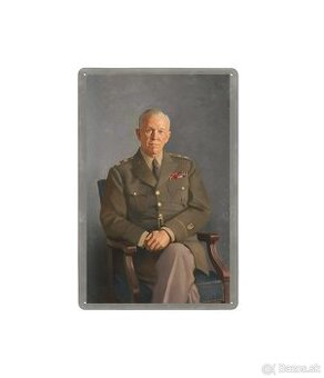 plechová cedule - George C. Marshall "General Marshall"