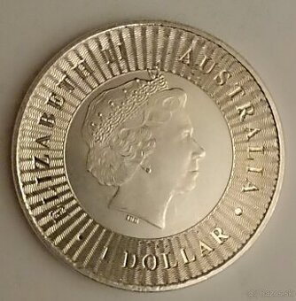 Uncová strieborná minca Austrália