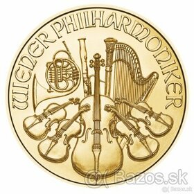 1/10 Oz Investičné zlaté mince Wiener Philharmoniker
