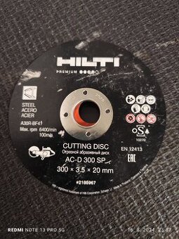 rezné kotúče Hilti na železo 300x3.5x20