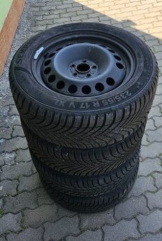 Plechové disky 5x108 zimné pneu 235/55 R17