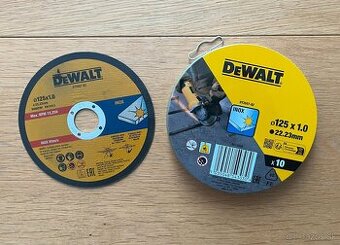 Dewalt sada rezných kotúčov 125 mm DT3507QZ - 10 ks