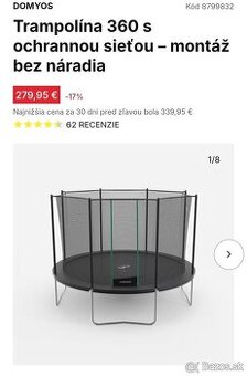 Trampolína 360 nová