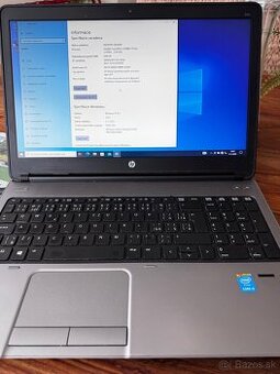 HP ProBook 650 notebook laptop, 8gb rám, 256gd HDD, win Pro