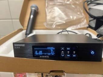 Predám bezdrôtový mikrofón QLXD 600MHz