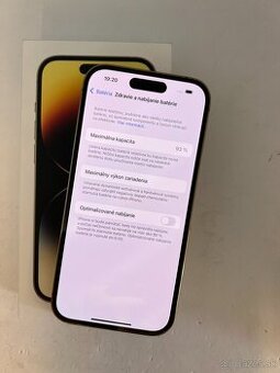 IPHONE 14 PRO GOLD 128GB ZÁRUKA - VEĽMI PEKNÝ STAV