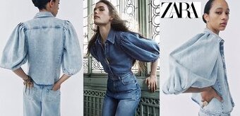 Rifľová blúzka Zara, S - 36, PC 39,99 €