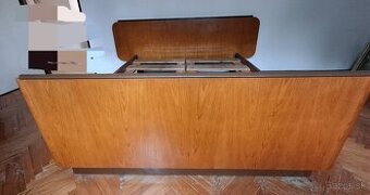 Retro drevená posteľ - 1