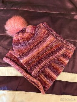 Damsky set ciapka a nakrcnik