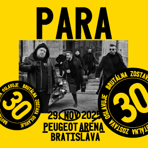 2 listky Para 30 rokov NTC + Afterka Safko klub