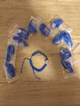 Náramok modrý - strieborná medaila (benediktínska)